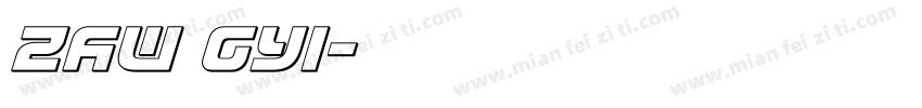 Zaw Gyi字体转换